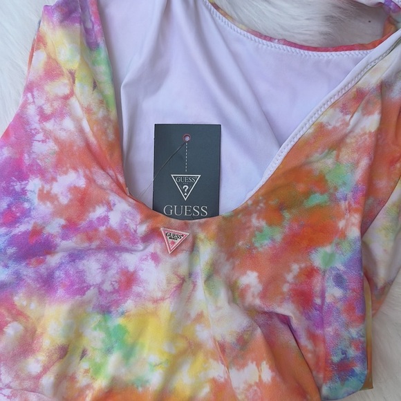 New GUESS Multicolor Swimsuit SZ XS - Picture 7 of 7
